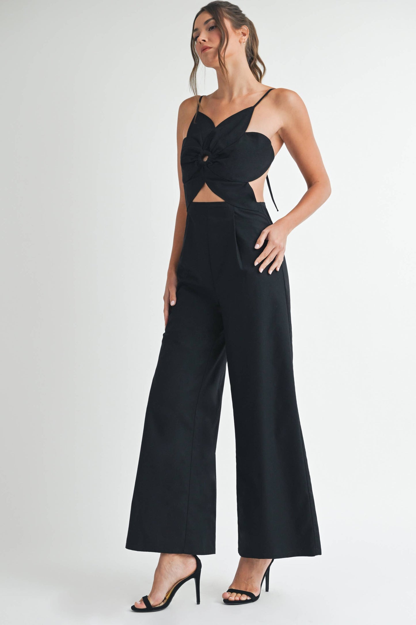 Floral Linen Jumpsuit
