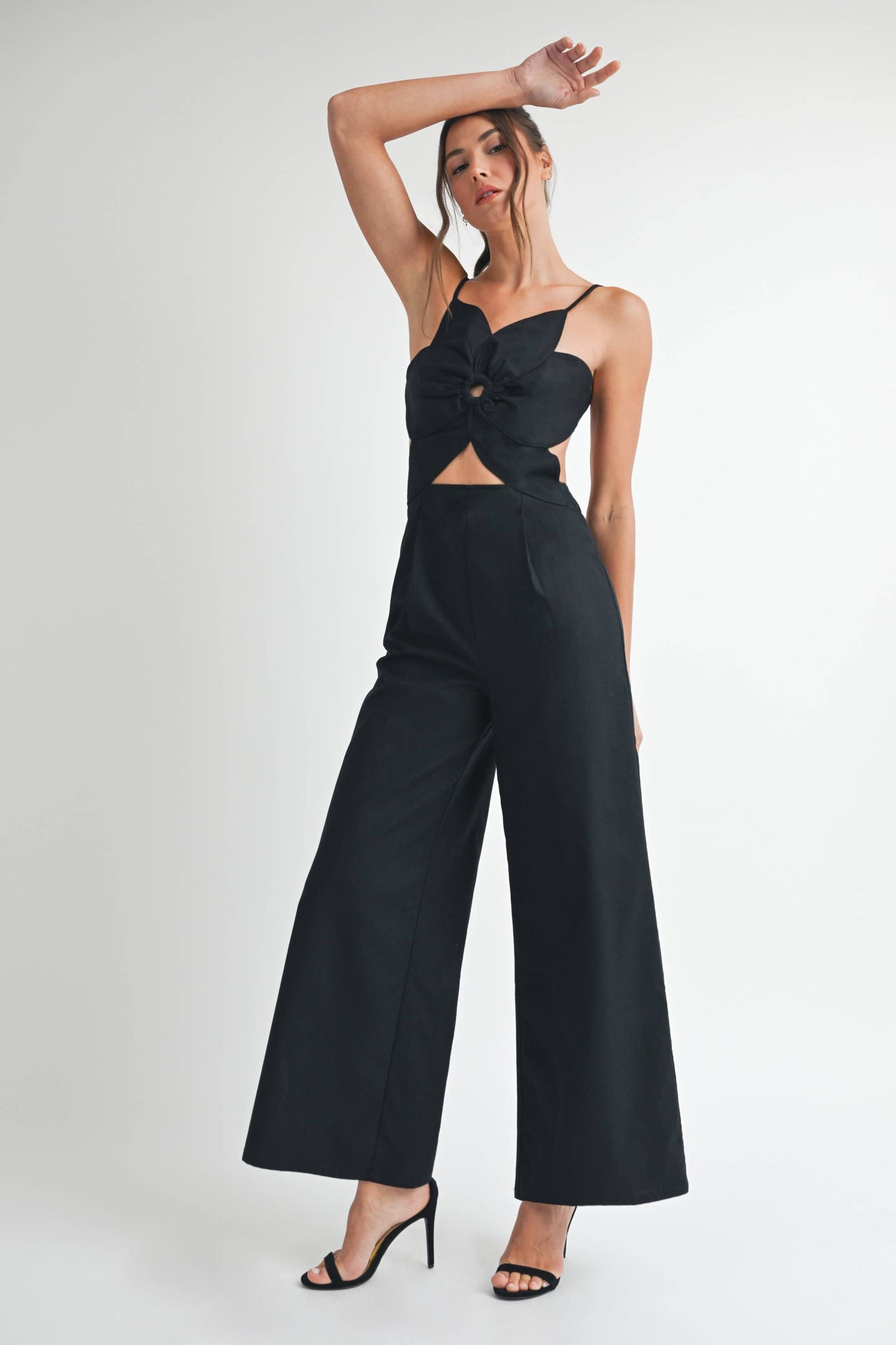 Floral Linen Jumpsuit