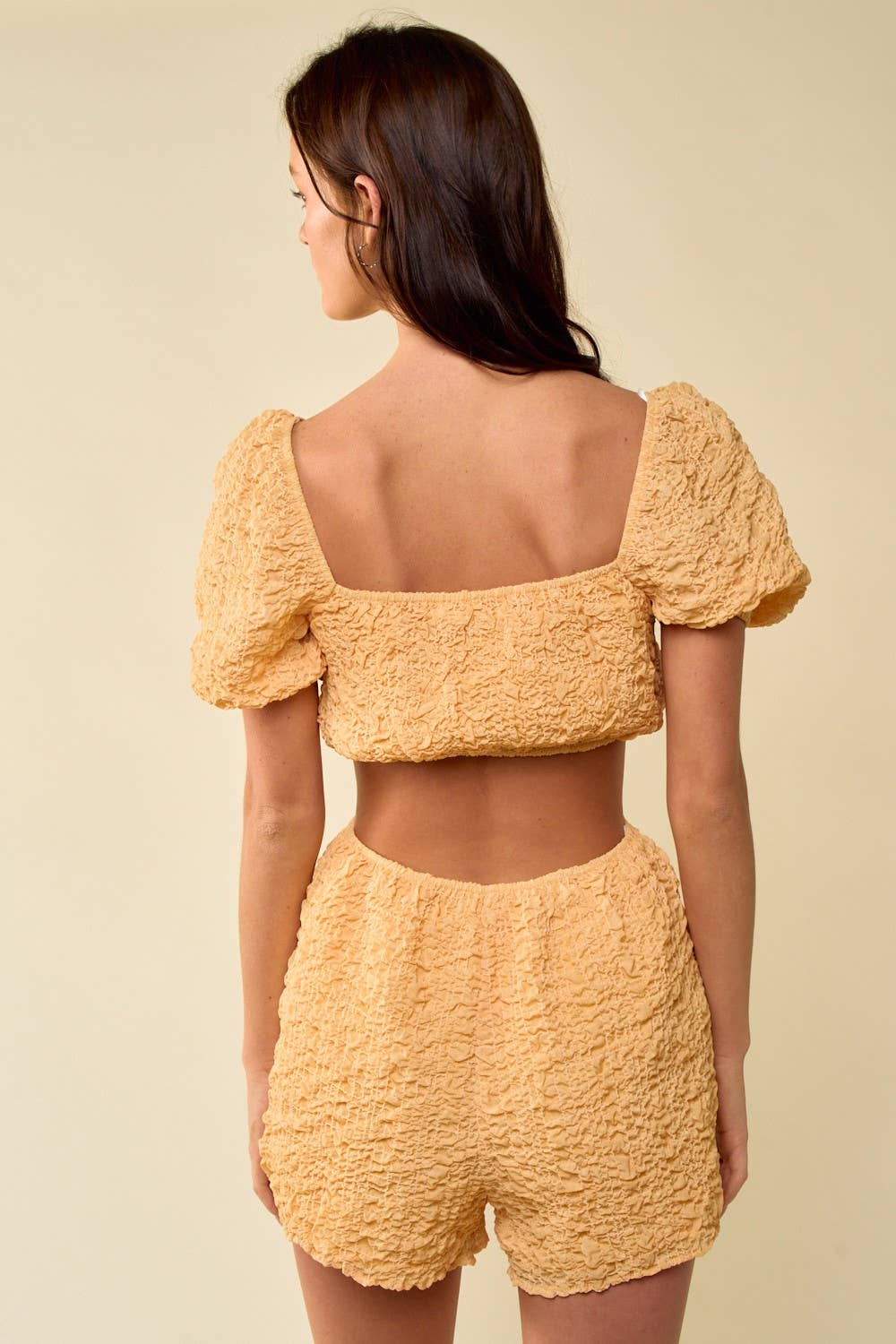 O-RING CUT OUT SHORT ROMPER