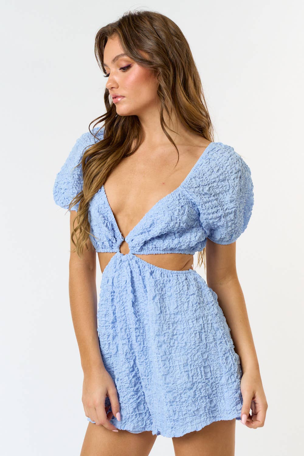 O-RING CUT OUT SHORT ROMPER