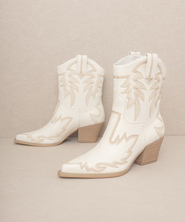 OASIS SOCIETY Nantes - Embroidered Cowboy Boots - Docias boutique