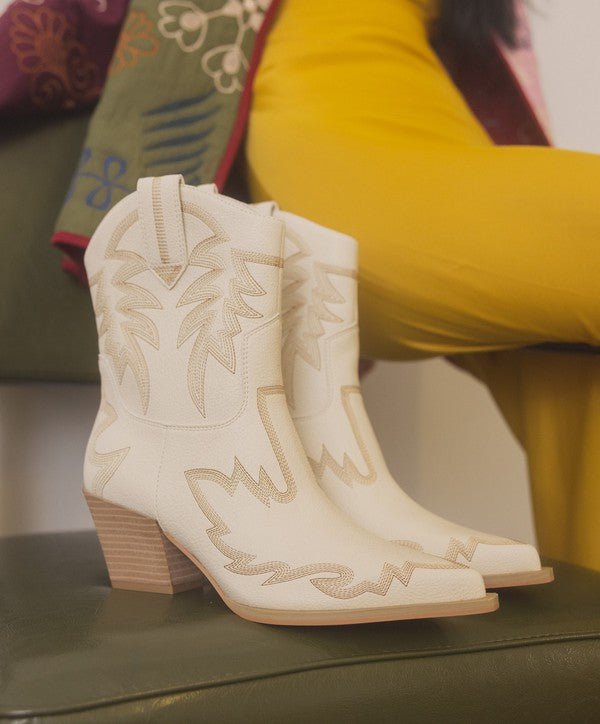 OASIS SOCIETY Nantes - Embroidered Cowboy Boots - Docias boutique