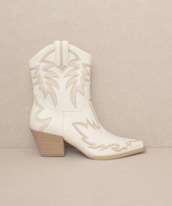 OASIS SOCIETY Nantes - Embroidered Cowboy Boots - Docias boutique