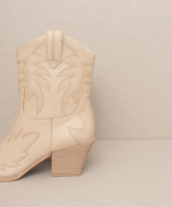 OASIS SOCIETY Nantes - Embroidered Cowboy Boots - Docias boutique