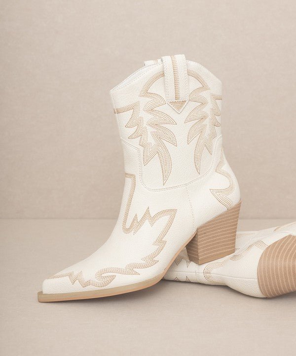 OASIS SOCIETY Nantes - Embroidered Cowboy Boots - Docias boutique