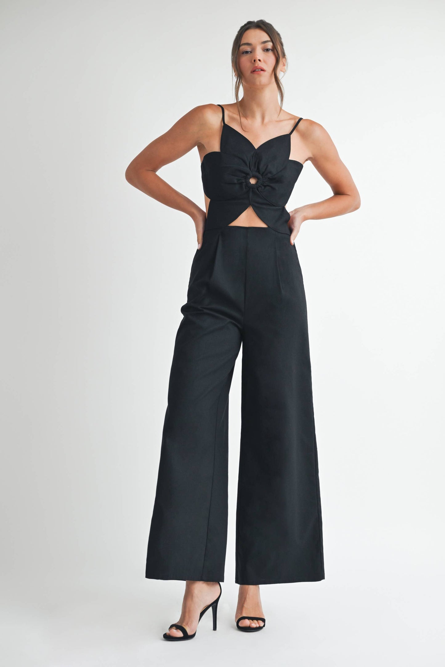 Floral Linen Jumpsuit