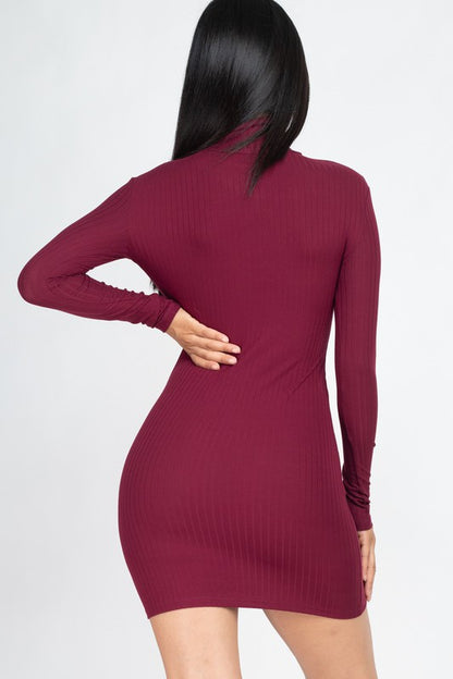 Mary Mock Neck Bodycon