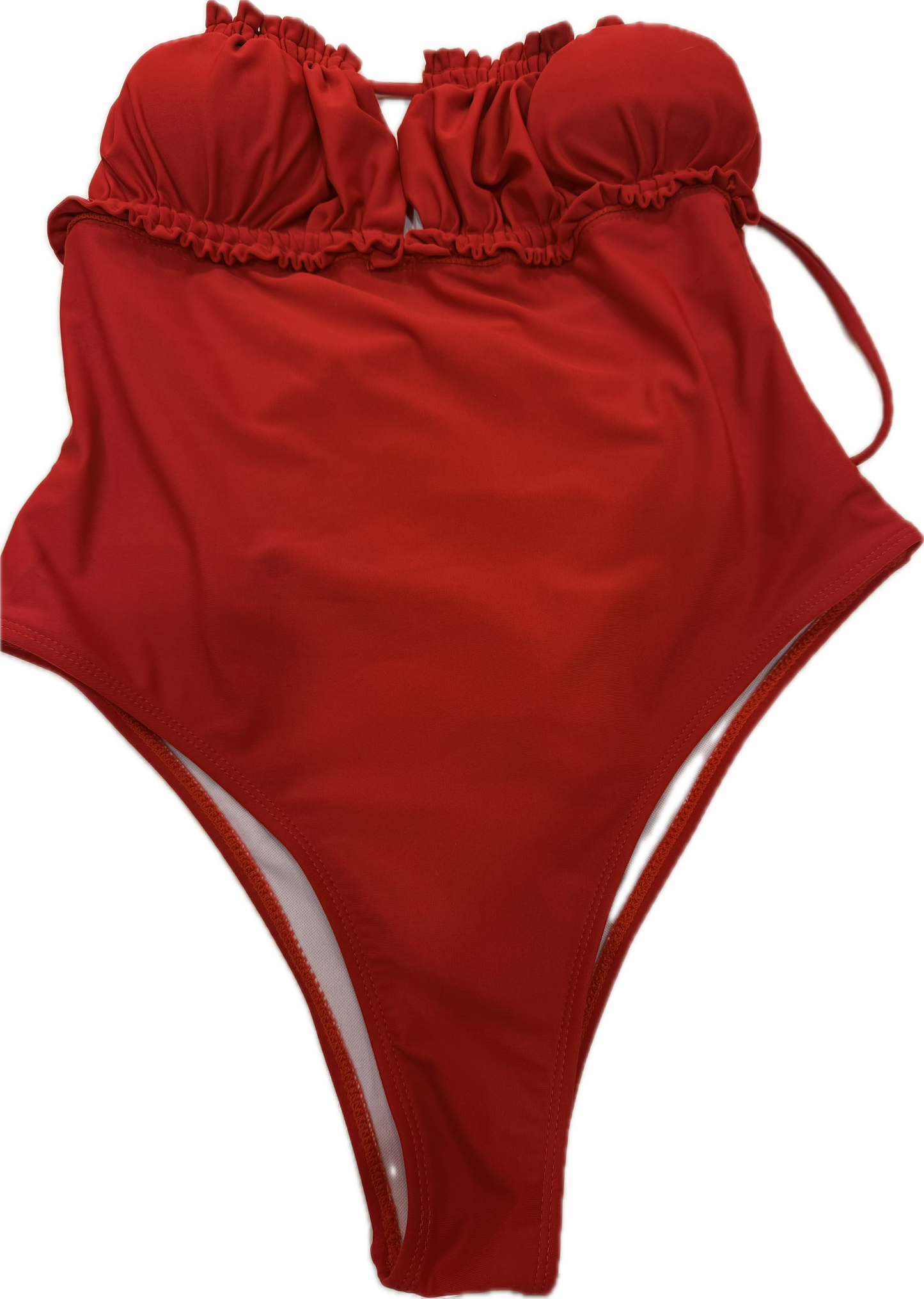 One Piece Over the Neck Strap Swimsuit
