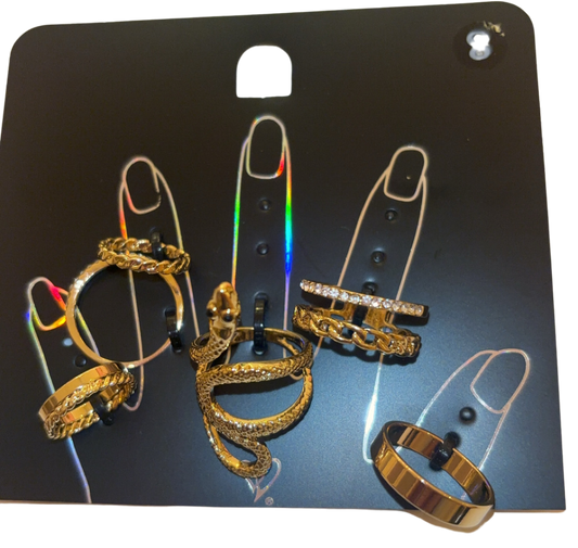 4 Pack Finger rings