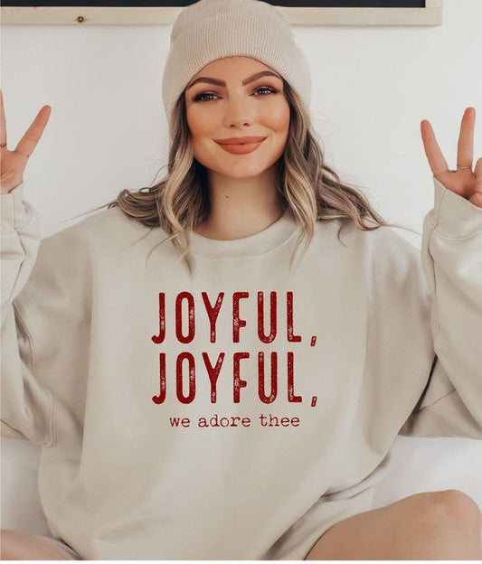 Joyful, Joyful, We Adore Thee Sweatshirt - Docias boutique
