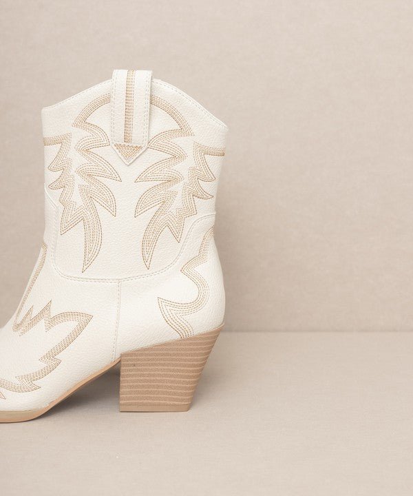 OASIS SOCIETY Nantes - Embroidered Cowboy Boots - Docias boutique