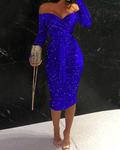 Tiffany Glitter Bodycon Dress - Docias boutique